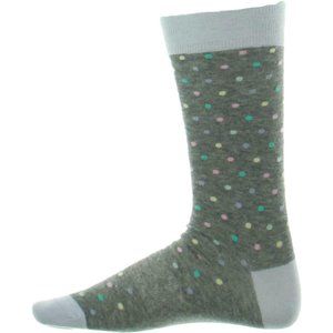 Bar III Mens Gray Mini Dot Business Dress Socks 10-13 NWT